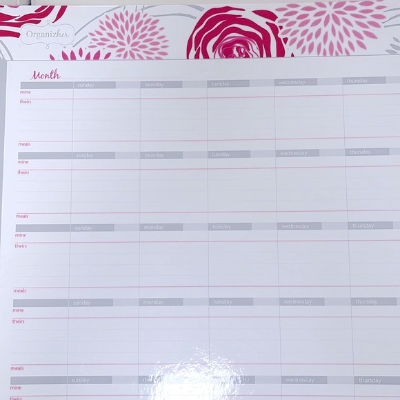 Organizer Dry Erase Magnetic Monthly Calendar Planner - Picture 2 of 5